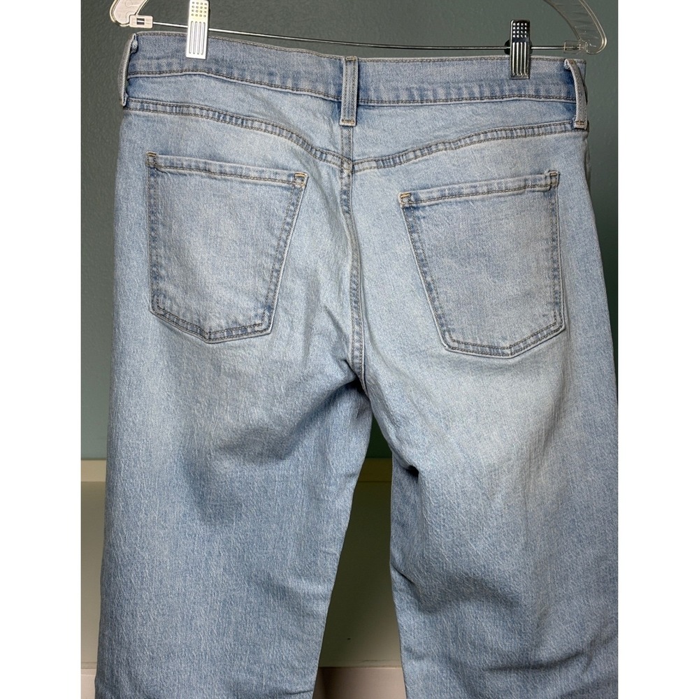 Old Navy 8 Wow Boyfriend Jeans Women Light Blue Excellent Mid-Rise Relaxed Fit - Picture 5 of 8